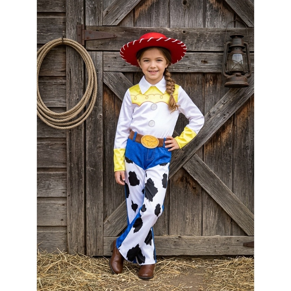 Toy Story 4 Jessie Costume Kids Disney Pixar with Hat Disguise Girls 3T-4T XS